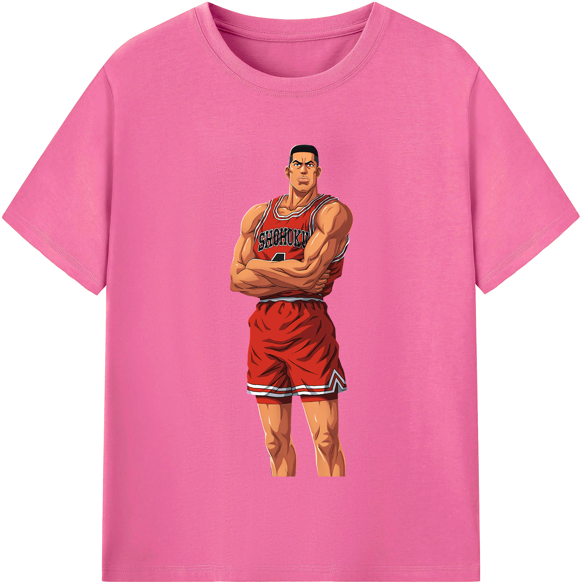 （画像用） SLAM DUNK／スラムダンク レディースカジュアルプリントTシャツ（綿100％）
